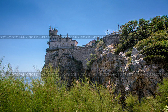 Ласточкино гнездо в Крыму (2018 год). Стоковое фото, фотограф Андрей Бойков / Фотобанк Лори