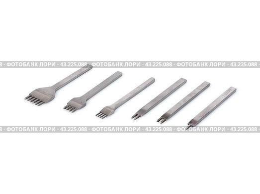 Leather Tools, Leather Craft Sewing Awl Incised Edges Tool Manual DIY Professional Leather Stitching Tool. Стоковое фото, фотограф Елена  Попкова / Фотобанк Лори