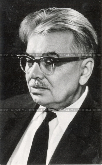 Леонид Леонов. Русский советский писатель и драматург 1960-е гг. Редакционное фото, фотограф Retro / Фотобанк Лори