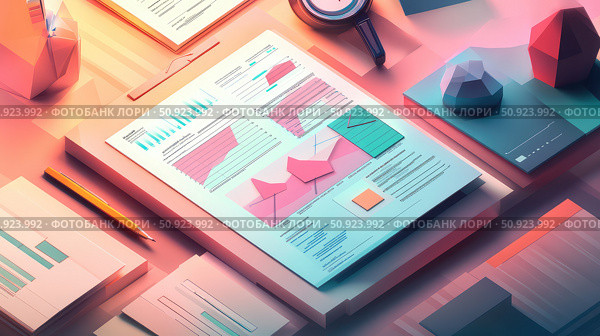 liabilities layering financial report ai generated. Стоковое AI-изображение, AI-художник Vectorwin / Фотобанк Лори