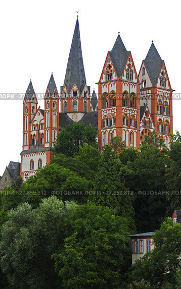 limburg cathedral. Стоковое фото, фотограф Herbert Esser / Smarterpix / Фотобанк Лори