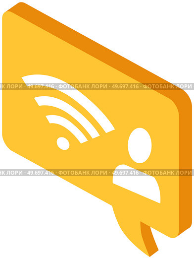 Lines signal network design. Wireless internet connection icon. Logo of worldwide network in speech bubble. System for providing world with Internet. Modern sign vector illustration. Wireless internet connection icon, wifi symbol. Logo of worldwide network in speech bubble. Стоковая иллюстрация, агентство Ingram Publishing / Фотобанк Лори