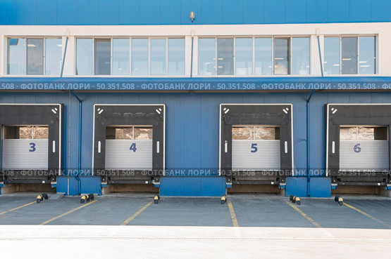 logistic center concept with storage units. Стоковое фото, агентство Ingram Publishing / Фотобанк Лори