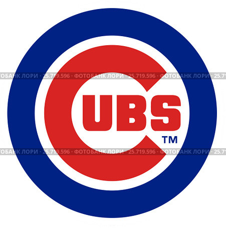 Логотип бейсбольного клуба Chicago Cubs. США. Редакционная иллюстрация, иллюстратор Владимир Макеев / Фотобанк Лори