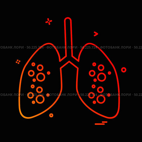 Lungs icon design vector. Стоковая иллюстрация, агентство Ingram Publishing / Фотобанк Лори
