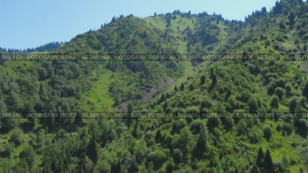 Majestic mountains in Almaty. Стоковое видео, видеограф Игорь Жоров / Фотобанк Лори