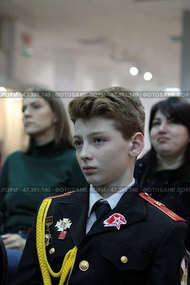 Мальчик кадет. Редакционное фото, фотограф Дмитрий Неумоин / Фотобанк Лори