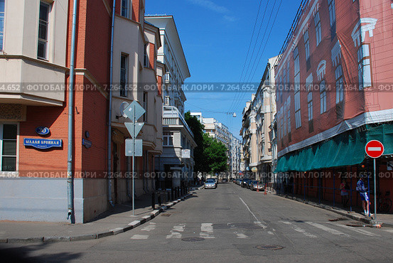 Малый Козихинский переулок. Москва (2009 год). Редакционное фото, фотограф lana1501 / Фотобанк Лори