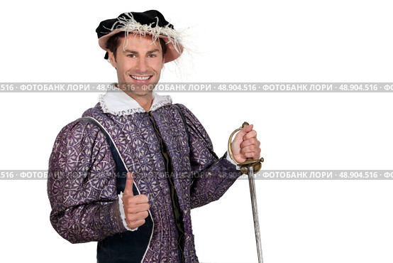 Man dressed as knight. Стоковое фото, агентство Ingram Publishing / Фотобанк Лори