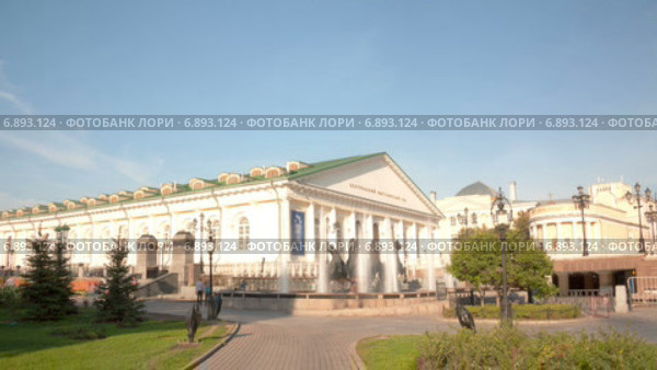 Манежная площадь в Москве, таймлапс (2015 год). Редакционное видео, видеограф Кирилл Трифонов / Фотобанк Лори