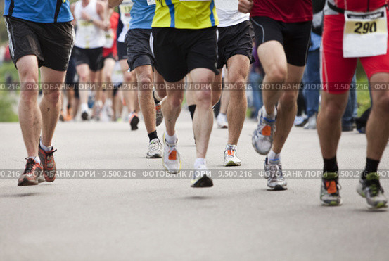 Marathon Runners. Стоковое фото, фотограф Lisa Wahman / PantherMedia / Фотобанк Лори