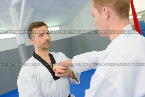 Martial arts class. Стоковое фото, агентство Ingram Publishing / Фотобанк Лори