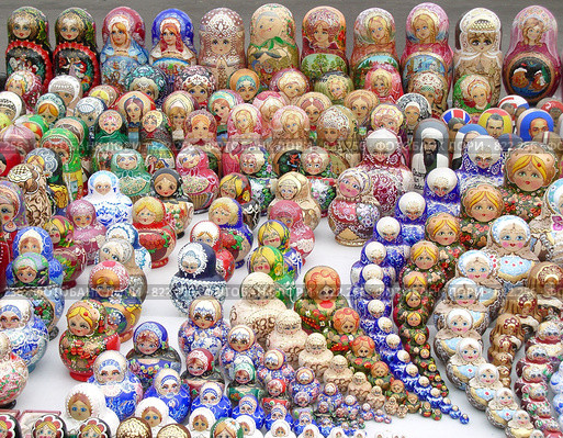 Матрешки (2005 год). Редакционное фото, фотограф Илюхина Наталья / Фотобанк Лори