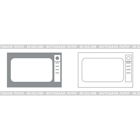 Microwave oven  set  icon . Стоковая иллюстрация, агентство Ingram Publishing / Фотобанк Лори
