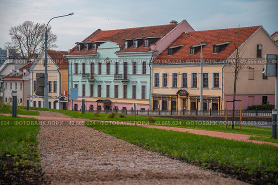 Minsk. Downtown of Nemiga. Belarus. Стоковое фото, агентство Ingram Publishing / Фотобанк Лори