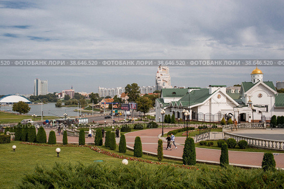 Minsk Theological Academy named after St. Cyril of Turov. The Republic of Belarus. (2017 год). Редакционное фото, фотограф Photojuli / Фотобанк Лори