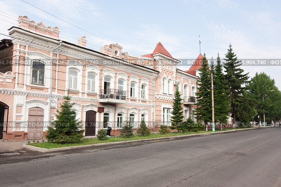 Минусинск. Дом Калнина (2012 год). Стоковое фото, фотограф Шичкина Антонина / Фотобанк Лори