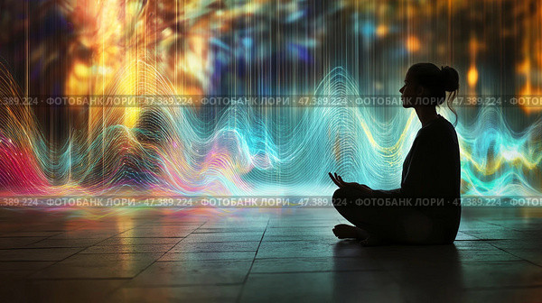 Modern concept of receiving information and sensations. Стоковое AI-изображение, AI-художник Михаил Коханчиков / Фотобанк Лори