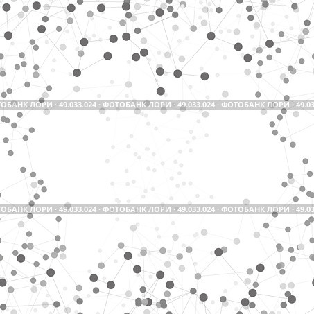 Molecule structure background, seamless pattern. Business template for webdesign, science design vector illustration. Стоковая иллюстрация, агентство Ingram Publishing / Фотобанк Лори