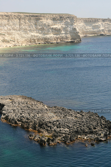 Море, камни, скалы, Крым, Украина (2012 год). Стоковое фото, фотограф Робул Дмитрий / Фотобанк Лори