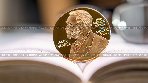 Moscow May 30 2025, Nobel Prize 2025. An award for great discoveries in science. Редакционное фото, фотограф Скрипачев Антон / Фотобанк Лори