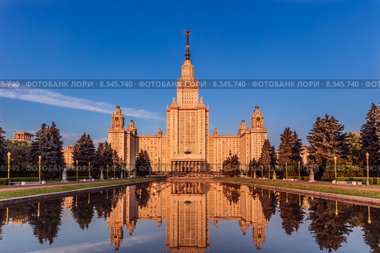 Московский Государственный Университет. Стоковое фото, фотограф Виталий Матвиенко / Фотобанк Лори