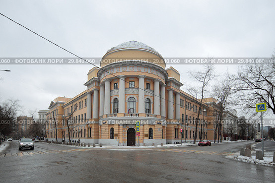 Московский педагогический государственный университет зимой (2019 год). Редакционное фото, фотограф Дмитрий Неумоин / Фотобанк Лори