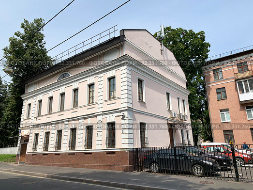 Москва, историческое здание по адресу: Гороховский переулок, дом 7 — особняк А. Б. Клеопиной (1905, архитектор Т. Я. Бардт) (2019 год). Редакционное фото, фотограф Овчинникова Ирина / Фотобанк Лори