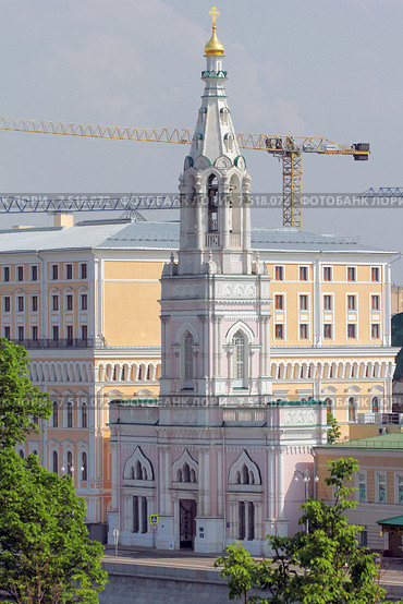 Москва. Колокольня Храма Св. Софии Премудрости Божией (2015 год). Стоковое фото, фотограф Александр Тарасенков / Фотобанк Лори