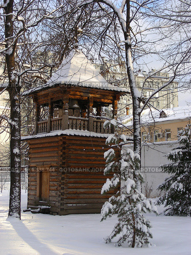 Москва. Колокольня  Церкви  Николы на Берсеневке (2010 год). Стоковое фото, фотограф lana1501 / Фотобанк Лори