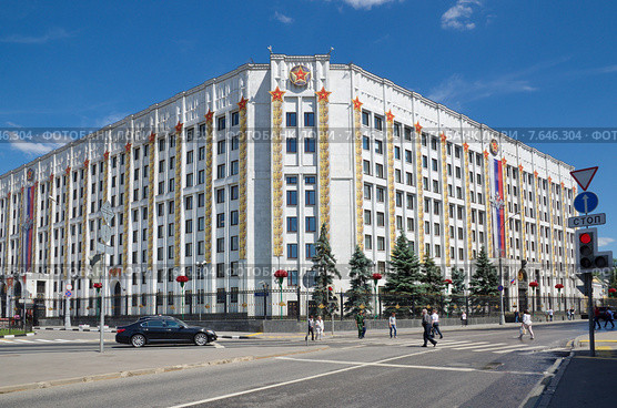Москва. Министерство обороны Российской Федерации (2015 год). Стоковое фото, фотограф Елена Коромыслова / Фотобанк Лори