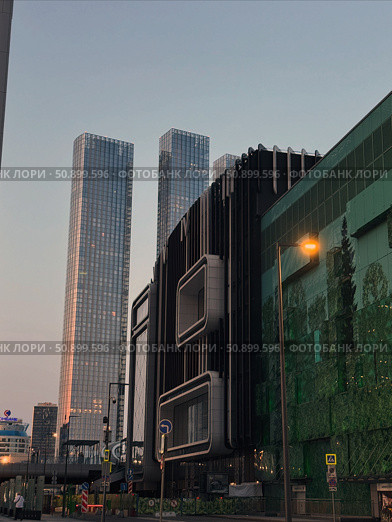 Москва-Сити. Редакционное фото, фотограф Илона Гаргун / Фотобанк Лори