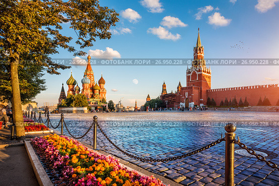 Москва. Сочные краски Красной площади. colorful Paints of Red Square (2017 год). Стоковое фото, фотограф Baturina Yuliya / Фотобанк Лори