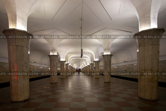 Москва.  Станция метро "Кропоткинская" Редакционное фото, фотограф Литвяк Игорь / Фотобанк Лори