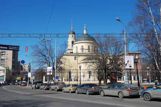 Москва. Церковь Вознесения Господня у Никитских Ворот (2010 год). Редакционное фото, фотограф lana1501 / Фотобанк Лори
