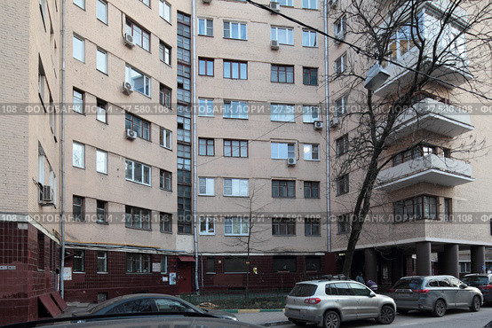 Москва, улица Сивцев Вражек переулок дом 15 (2017 год). Редакционное фото, фотограф Дмитрий Неумоин / Фотобанк Лори