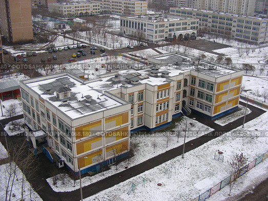 Москва. Виды города. Район Новокосино. Центр Развития Ребенка - детский сад № 2092 (2011 год). Стоковое фото, фотограф lana1501 / Фотобанк Лори