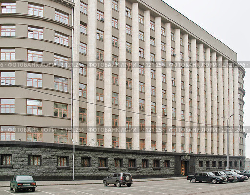Москва. Здание ФСБ России. Вид с Фуркасовского переулка (2009 год). Редакционное фото, фотограф Алёшина Оксана / Фотобанк Лори