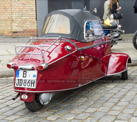 Мотоколяска Messerschmitt KR200 (2013 год). Редакционное фото, фотограф Sergey Kohl / Фотобанк Лори
