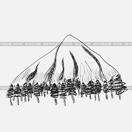 mountain landscape. Стоковая иллюстрация, агентство Ingram Publishing / Фотобанк Лори