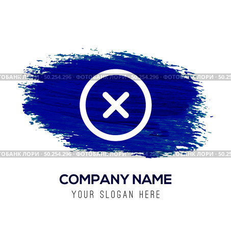 Multiply Math icon - Blue watercolor background. Стоковая иллюстрация, агентство Ingram Publishing / Фотобанк Лори