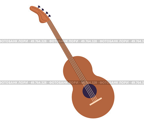 Musical instruments vector illustration. Explore symphony classical instruments, each contributing to harmony Instruments, both acoustic and classical, unite in harmonious festival. Brown guitar. Musical instruments. Immerse yourself in rhythmic beauty orchestral entertainment. Brown guitar. Стоковая иллюстрация, агентство Ingram Publishing / Фотобанк Лори