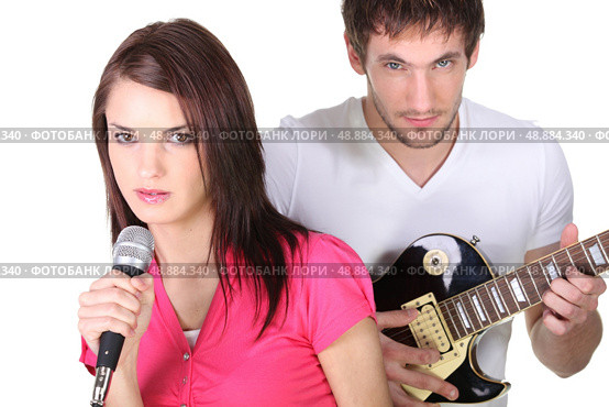 musical twosome. Стоковое фото, агентство Ingram Publishing / Фотобанк Лори