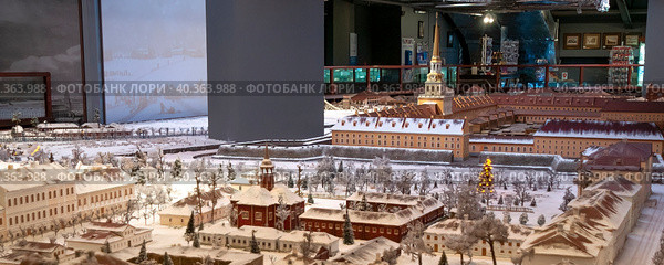 Музей- макет Петербурга и пригородов "Петровская Акватория" (2023 год). Редакционное фото, фотограф Татьяна Шикова / Фотобанк Лори