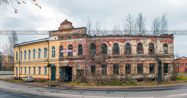 Мыркинские бани. Рыбинск. Ярославская область (2021 год). Редакционное фото, фотограф Сергей Афанасьев / Фотобанк Лори