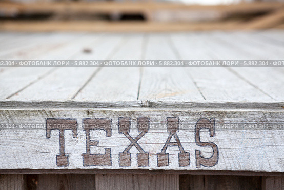 Надпись "Texas" на деревянных досках (2014 год). Стоковое фото, фотограф Кекяляйнен Андрей / Фотобанк Лори