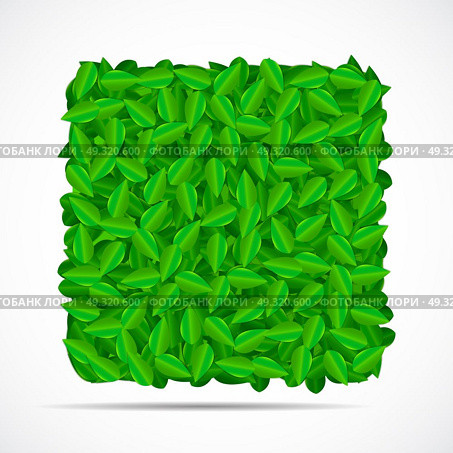 Natural Green Leaves Background. Vector Illustration EPS10. Natural Green Leaves Background. Vector Illustration. Стоковая иллюстрация, агентство Ingram Publishing / Фотобанк Лори