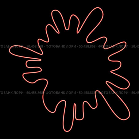 Neon blot Ink spot Paint splash red color vector illustration image flat style light. Neon blot Ink spot Paint splash red color vector illustration image flat style. Стоковая иллюстрация, агентство Ingram Publishing / Фотобанк Лори