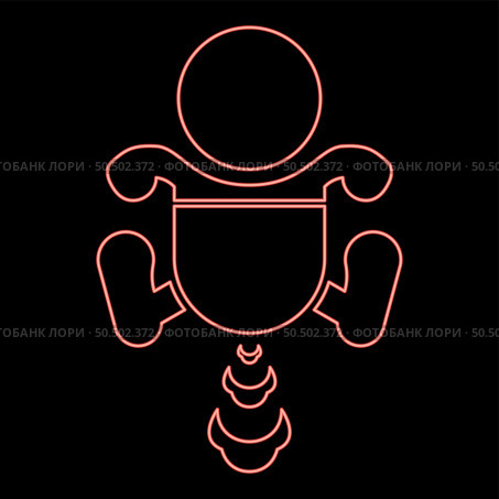 Neon child infant baby kid farts break wind farting bloating gas cloud stench bad smell flatulency red color vector illustration image flat style light. Neon child infant baby kid farts break wind farting bloating gas cloud stench bad smell flatulency red color vector illustration image flat style. Стоковая иллюстрация, агентство Ingram Publishing / Фотобанк Лори