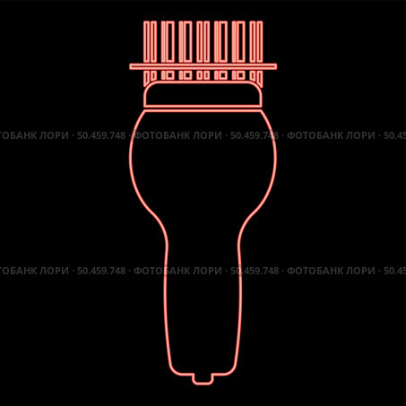 Neon scanning barcode with hand scanner red color vector illustration image flat style light. Neon scanning barcode with hand scanner red color vector illustration image flat style. Стоковая иллюстрация, агентство Ingram Publishing / Фотобанк Лори